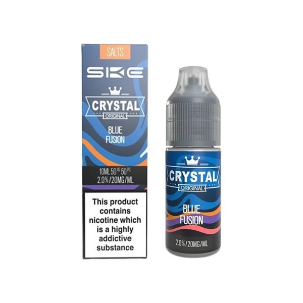 blue fusion flavour e-liquid by ske crystal bar