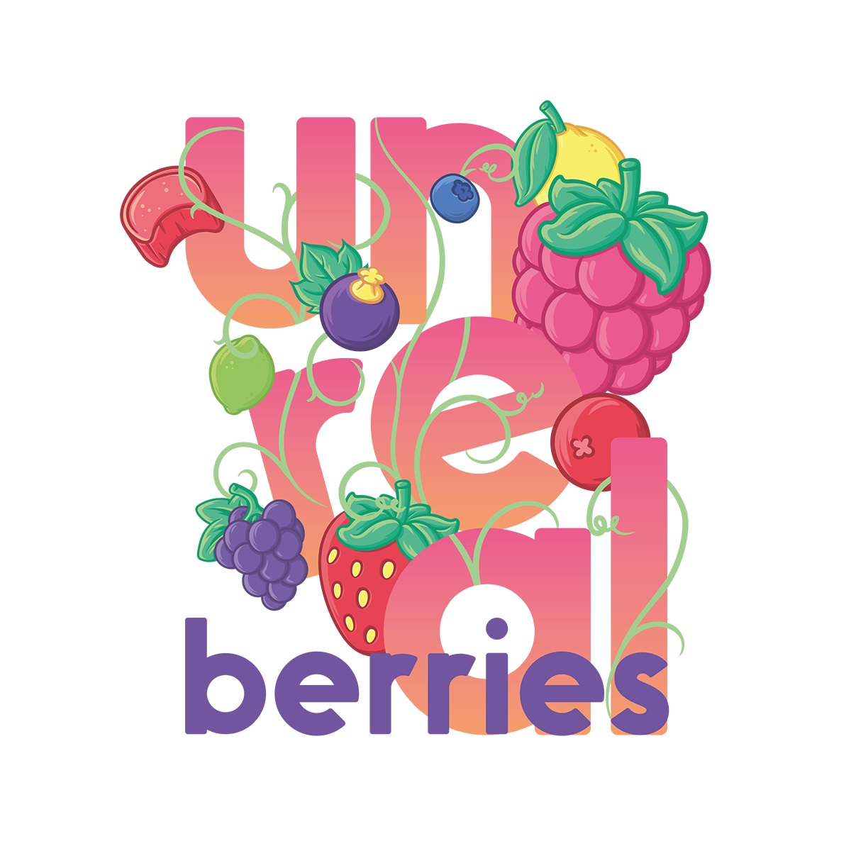 unreal berries logo uk