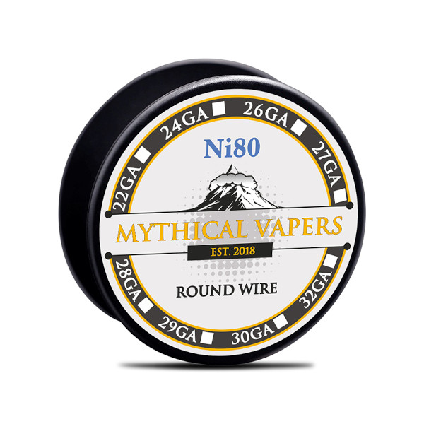 Wire Ni80 28GA 0.32mm MTL By Mythical Vapers. Now available at Dispergo Vaping.