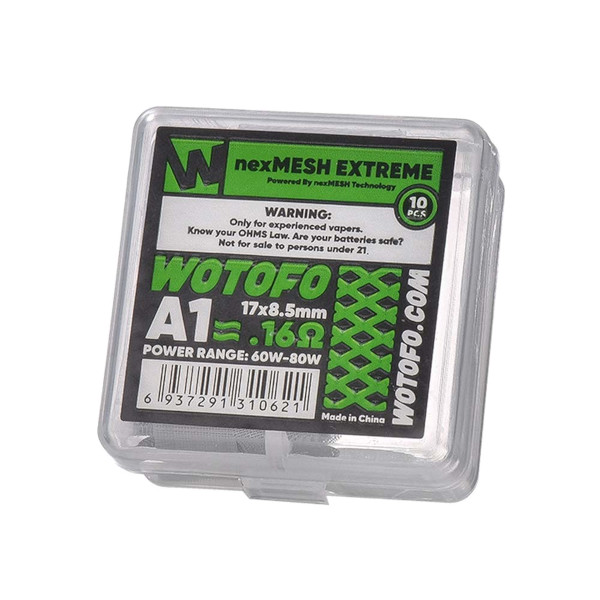 NexMesh Extreme Strips manufactured by Wotofo are well-suited for vape deck construction. Now available at Dispergo Vaping.